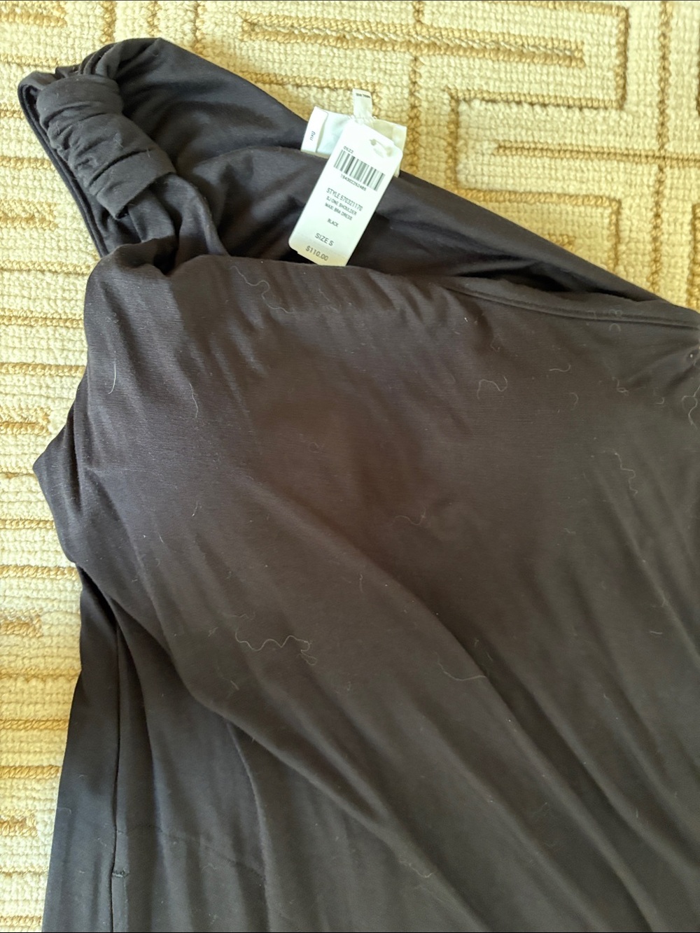 Soma Black One-Shoulder Maxi Dress - Picture 2 of 3